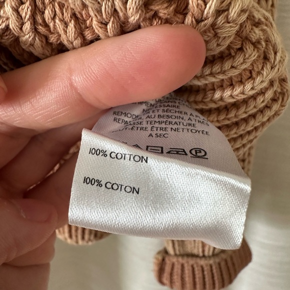 Cable Knit Sweater in Warm Brown - Picture 4 of 4